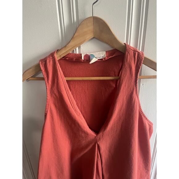 FP Beach sleeveless dress size coral, red med - Picture 4 of 10